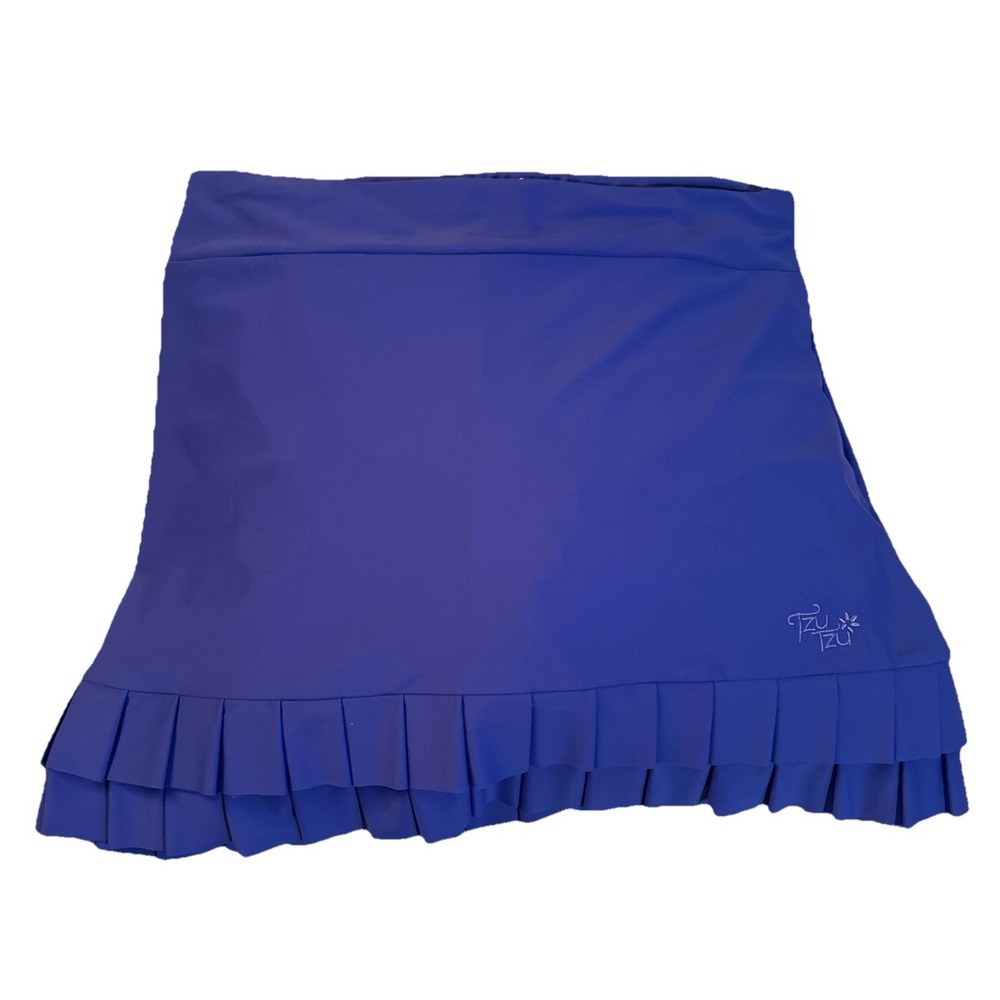 Tzu Tzu Golf Skort Pleated Skirt Pickleball Tennis Periwinkle Women's Sz XL 14